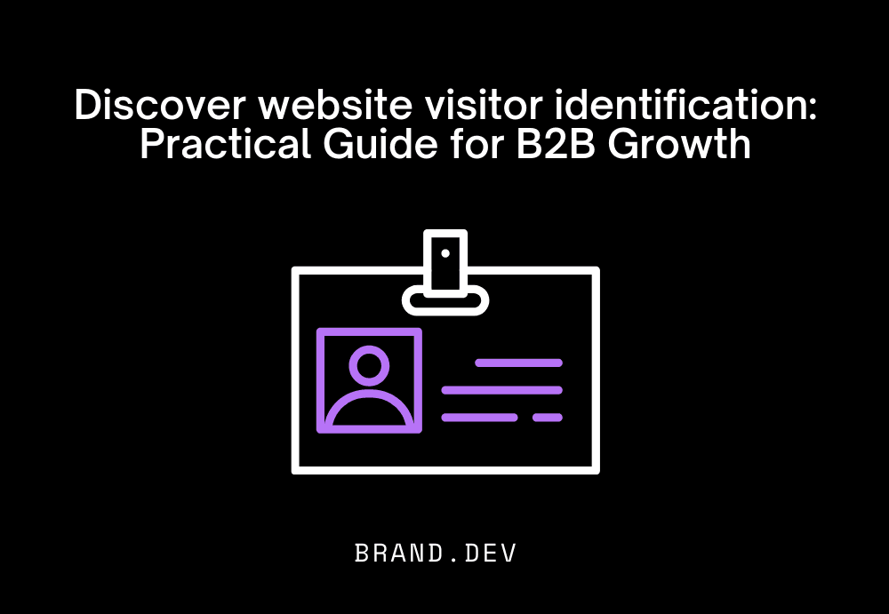 Discover website visitor identification: Practical Guide for B2B Growth